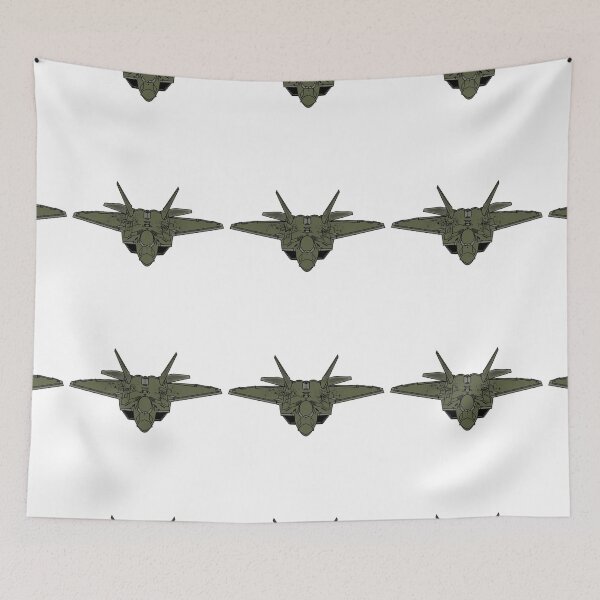 Item preview, Olive Drab Stealth Fighter Jet Front View Military Aviation Pilot Gift designed and sold by IRON WINGS /USAF.