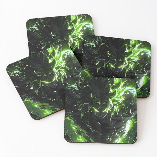 Item preview, Emerald Berserker – Dark Green Energy Anime-Inspired Warrior designed and sold by Dyan4.