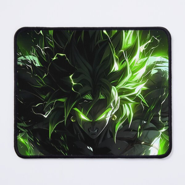 Item preview, Emerald Berserker – Dark Green Energy Anime-Inspired Warrior designed and sold by Dyan4.
