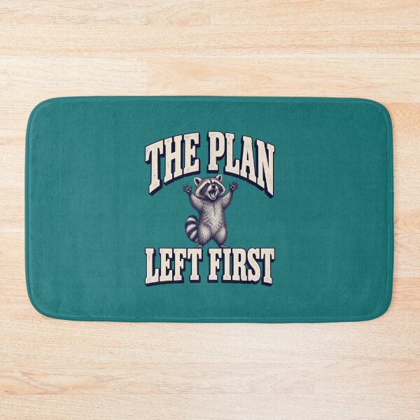 Item preview, The Plan Left First Raccoon – Funny Vintage Engraving designed and sold by LuveraxArt.