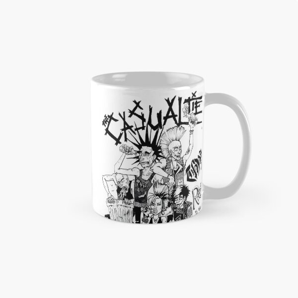 Item preview, The Casualties Punk Rock Band Vintage Grunge Style Design designed and sold by halilkineyn.