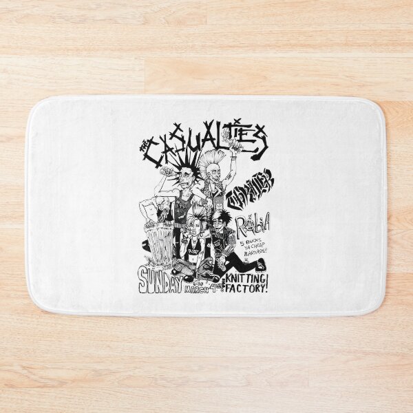 Item preview, The Casualties Punk Rock Band Vintage Grunge Style Design designed and sold by halilkineyn.