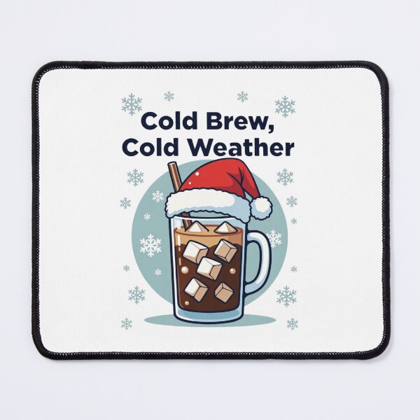 Item preview, Cold Brew Cold Weather Christmas Iced Coffee designed and sold by EcoArtTees.