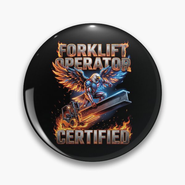 Item preview, Proud Forklift Operator Certified Work Life Saying designed and sold by FOCUSED QUOTES CO.