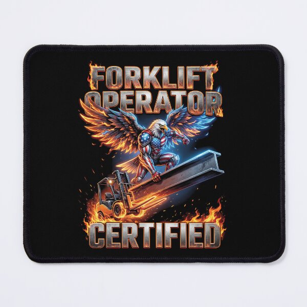Item preview, Proud Forklift Operator Certified Work Life Saying designed and sold by FOCUSED QUOTES CO.