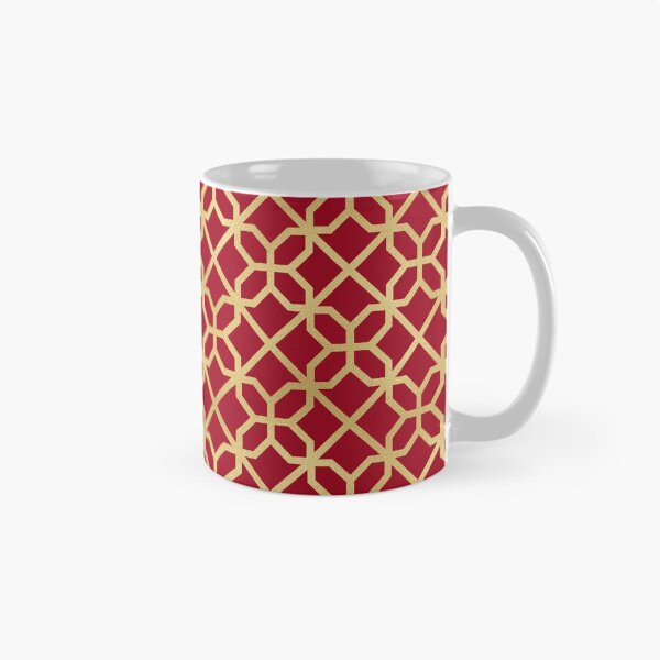 Item preview, Luxury Red Gold Islamic Pattern designed and sold by stylebytara.