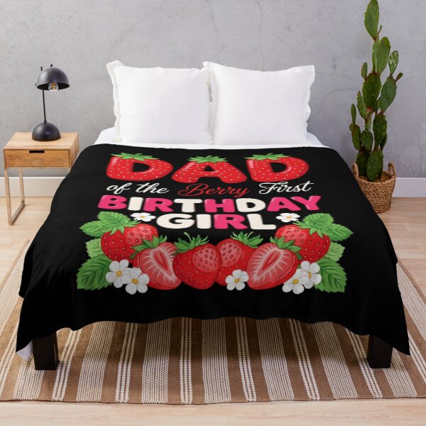 Item preview, Dad Of The Berry First Birthday Girl Strawberry Lover designed and sold by Dabbing Turtle Designs.