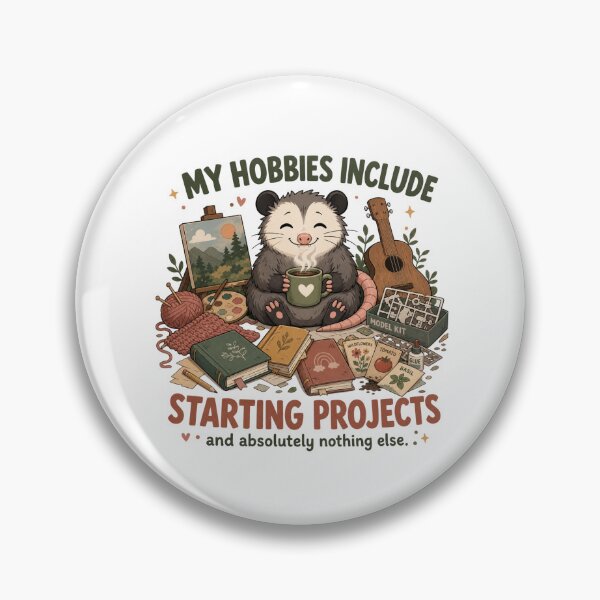 Item preview, Opossum Project Hobbies ADHD Humor designed and sold by MOSIDRIP™.