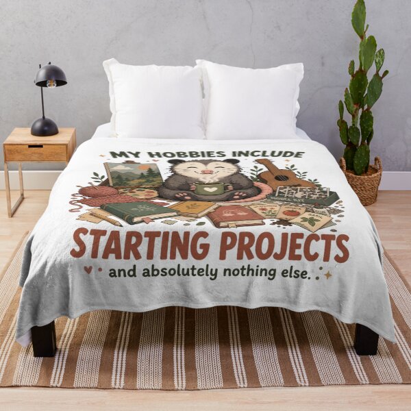 Item preview, Opossum Project Hobbies ADHD Humor designed and sold by MOSIDRIP™.