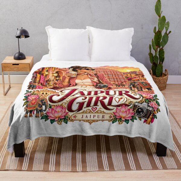 Item preview, Jaipur Girl Rajasthan Pink City Travel designed and sold by lorand-designs.