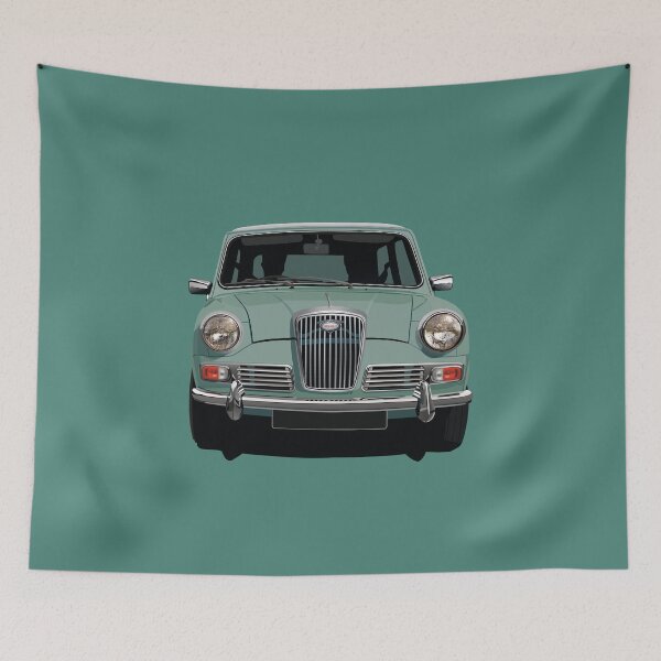 Artikelvorschau, Wolseley Hornet in Aquamarin-Türkis entworfen und verkauft von knappidesign.