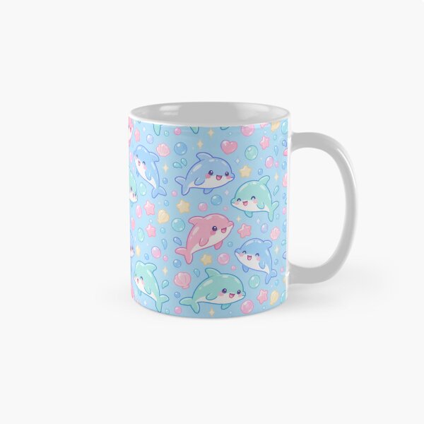 Item preview, Kawaii Gummy Dolphin Pastel Candy Pattern designed and sold by Soft Berry Studio.