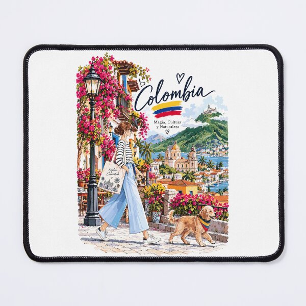 Item preview, Medellin Colombia Travel Illustration designed and sold by EdwinkOne.