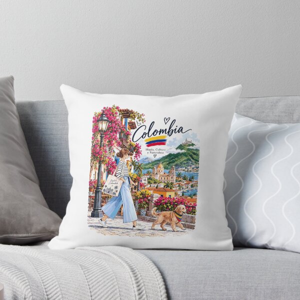Item preview, Medellin Colombia Travel Illustration designed and sold by EdwinkOne.