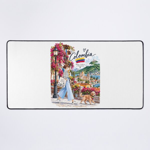 Item preview, Medellin Colombia Travel Illustration designed and sold by EdwinkOne.
