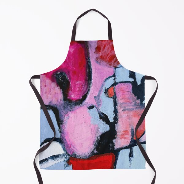 Item preview, Playful Expressive Abstract Painting Pink, Red, Blue Hues - 833 designed and sold by NathalieLeRiche.
