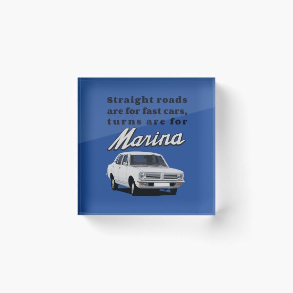 Item preview, Straight Roads are for Fast Cars, Turns are for Marina designed and sold by knappidesign.