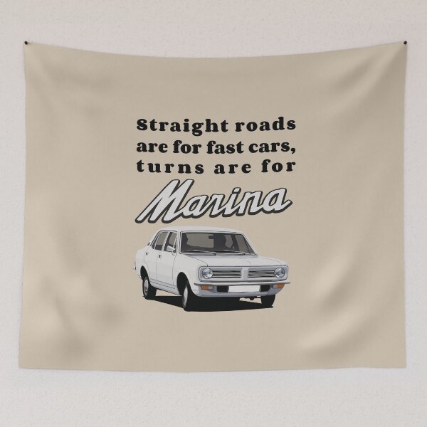 Item preview, Straight Roads are for Fast Cars, Turns are for Marina designed and sold by knappidesign.