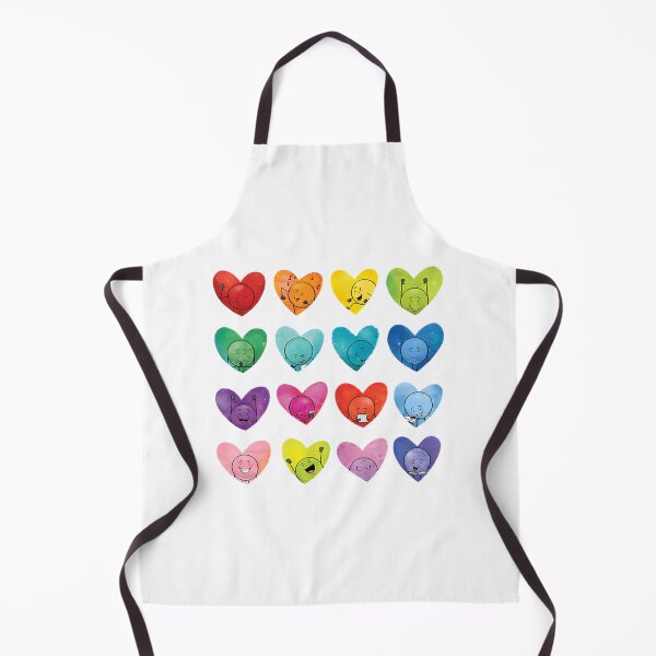Item preview, Colorful Rainbow Hearts with Playful Dot Characters Design designed and sold by ENGMUAADH.