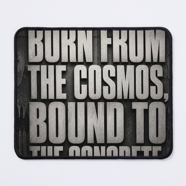 Item preview, Born From The Cosmos Bound To The Concrete Typography Design designed and sold by Lespribos .