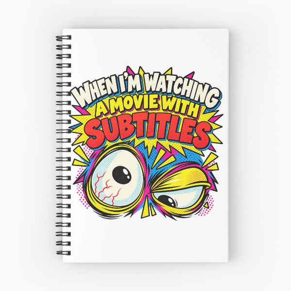 Item preview, Funny Movie Subtitles Eyes – Pop Art Cinema Humor designed and sold by Tininai.