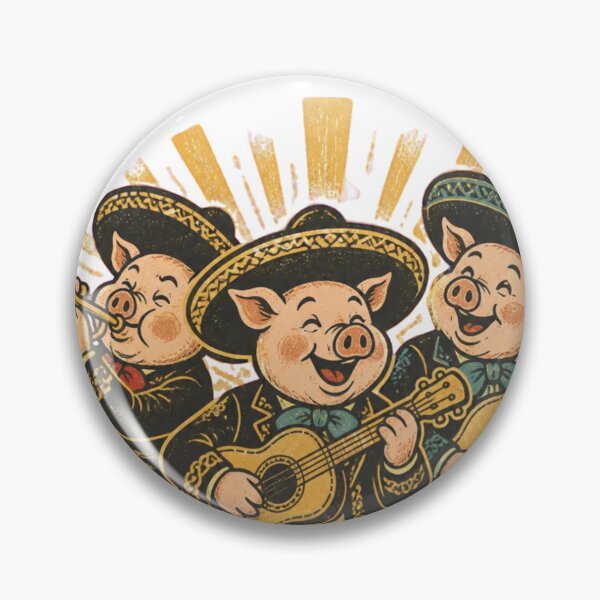Item preview, Mariachi Pigs designed and sold by dreamincolor.