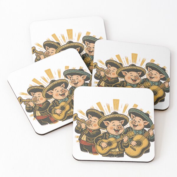 Item preview, Mariachi Pigs designed and sold by dreamincolor.