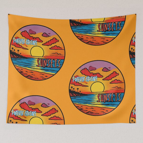 Item preview, Forever Chasing Sunsets Pop Art Beach designed and sold by CaribbeanSoul868.