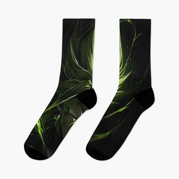 Item preview, Emerald Shadow King – Dark Green Energy Anime-Inspired Warrior designed and sold by Dyan4.