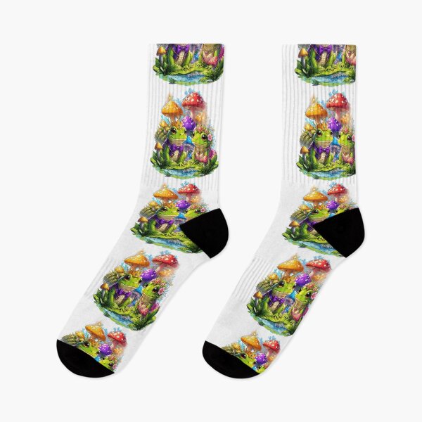 Item preview, Frog Prince Princess Mushroom Fairytale Graphic designed and sold by AXENT Designs.