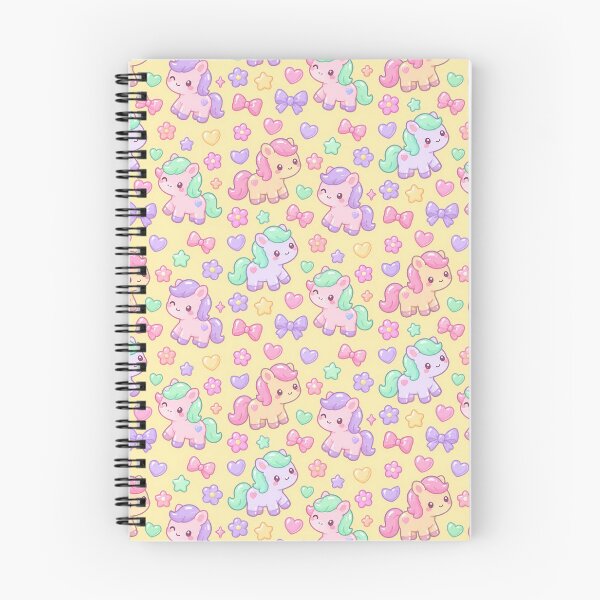 Item preview, Kawaii Gummy Horse Pastel Candy Pattern designed and sold by Soft Berry Studio.