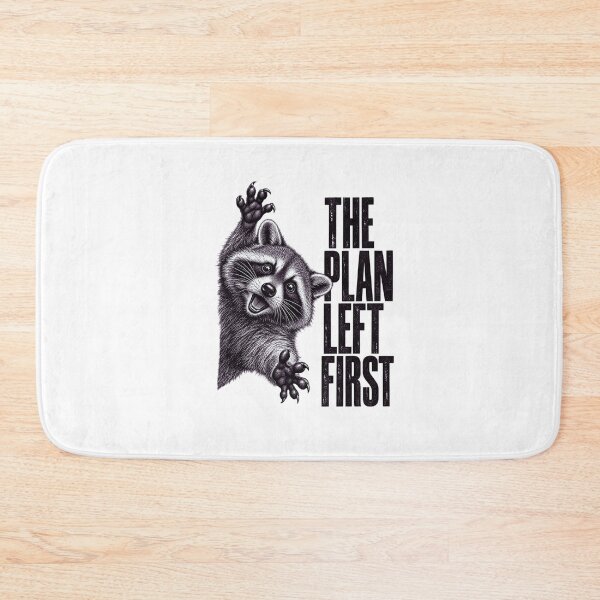 Item preview, The Plan Left First Raccoon – Funny Vintage Engraving designed and sold by LuveraxArt.