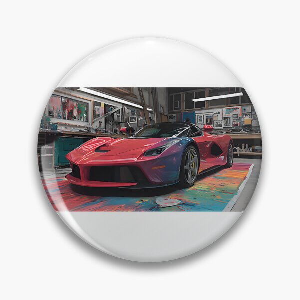Artikelvorschau, Auffälliges Poster im Pop-Art-Stil mit dem Ferrari LaFerrari Supercar entworfen und verkauft von bowman88.