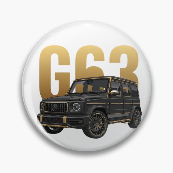 Item preview, Mercedes G63 AMG G-Wagon SUV Black and Gold Edition 4x4 Art designed and sold by Motorline44.