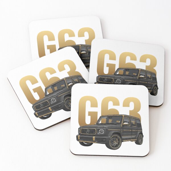 Item preview, Mercedes G63 AMG G-Wagon SUV Black and Gold Edition 4x4 Art designed and sold by Motorline44.