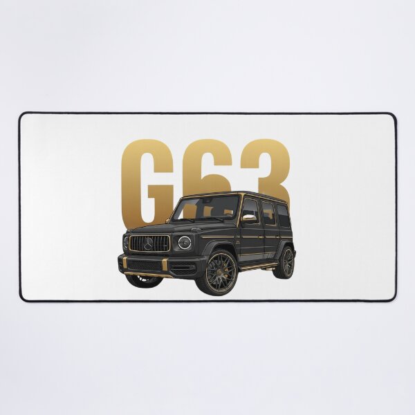 Item preview, Mercedes G63 AMG G-Wagon SUV Black and Gold Edition 4x4 Art designed and sold by Motorline44.
