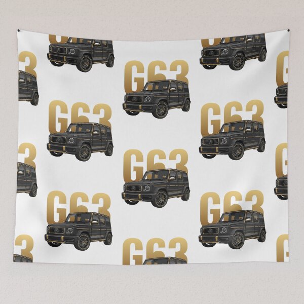 Item preview, Mercedes G63 AMG G-Wagon SUV Black and Gold Edition 4x4 Art designed and sold by Motorline44.