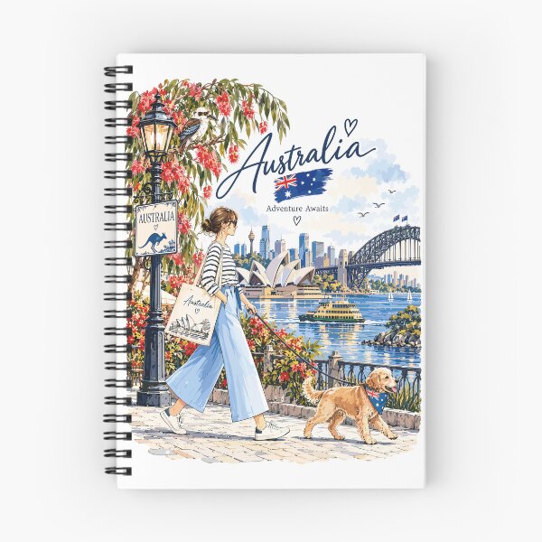 Item preview, Sydney Australia Travel Illustration designed and sold by EdwinkOne.