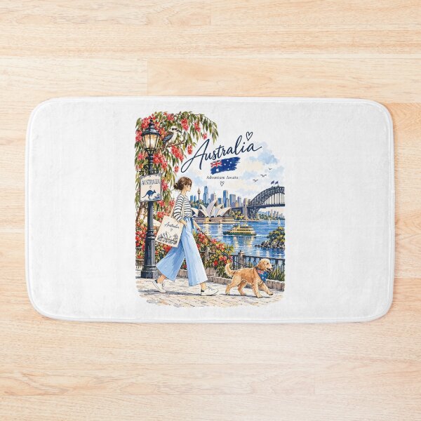 Item preview, Sydney Australia Travel Illustration designed and sold by EdwinkOne.