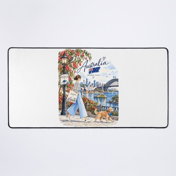 Item preview, Sydney Australia Travel Illustration designed and sold by EdwinkOne.