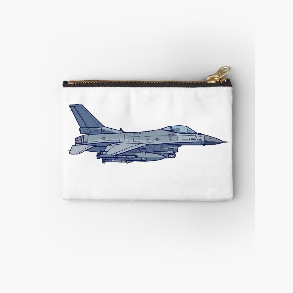 Item preview, F-16 Fighting Falcon Fighter Jet Side View Military Aviation Pilot Gift designed and sold by IRON WINGS /USAF.