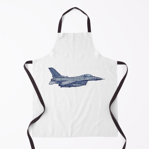 Item preview, F-16 Fighting Falcon Fighter Jet Side View Military Aviation Pilot Gift designed and sold by IRON WINGS /USAF.