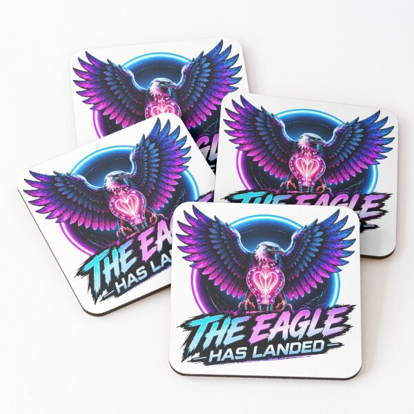 Item preview, The Eagle Has Landed — Neon Heart designed and sold by DansCreations42.