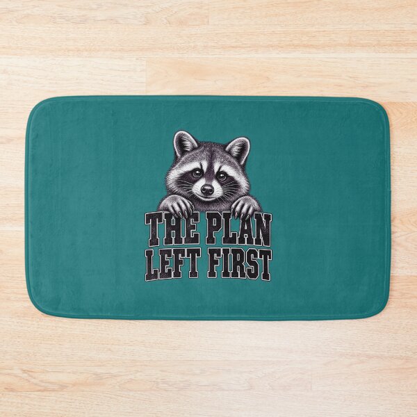 Item preview, The Plan Left First Raccoon – Funny Vintage Engraving designed and sold by LuveraxArt.