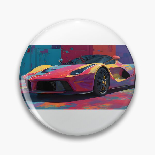 Item preview, Exotic Pop Art Style Ferrari LaFerrari Vibrant Painting Design designed and sold by bowman88.