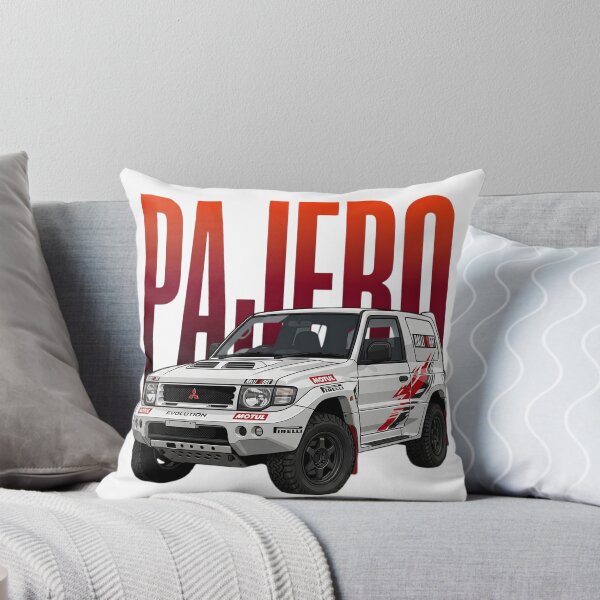 Item preview, Mitsubishi Pajero Evolution Dakar Rally 4x4 White Ralliart SUV Art designed and sold by Motorline44.