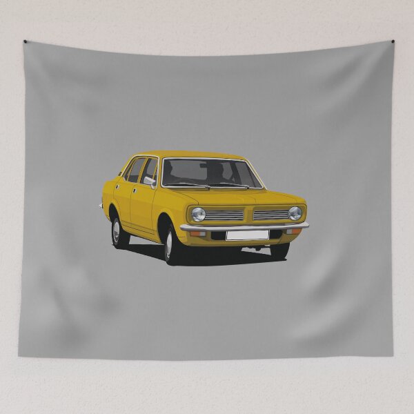 Artikelvorschau, Morris Marina Limousine in Gelb entworfen und verkauft von knappidesign.