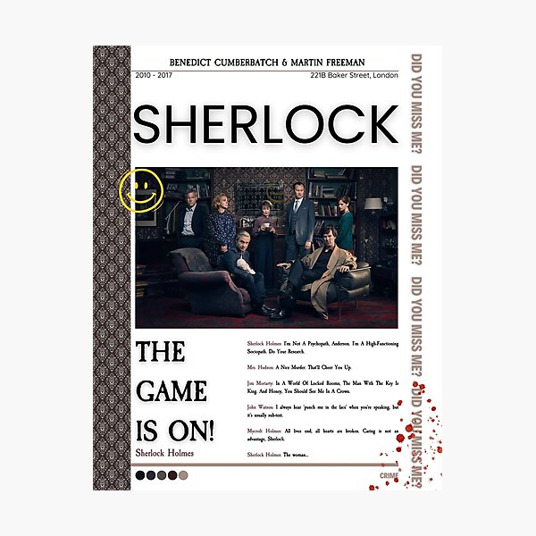 Item preview, Sherlock designed and sold by selinology.