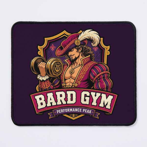 Item preview, Bard Gym Performance Peak Retro Workout Tabletop RPG designed and sold by Dice_Goblin_Studio.