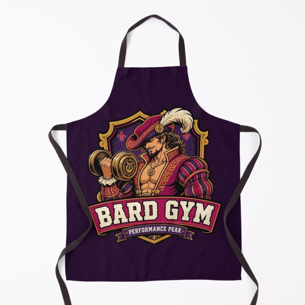 Item preview, Bard Gym Performance Peak Retro Workout Tabletop RPG designed and sold by Dice_Goblin_Studio.